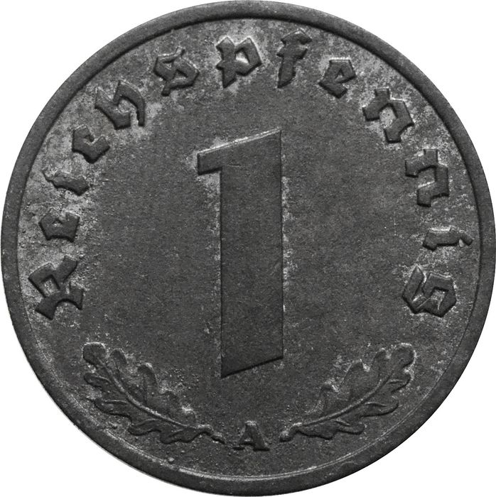 1 рейхспфенниг 1942 Германия (Третий рейх) "A"