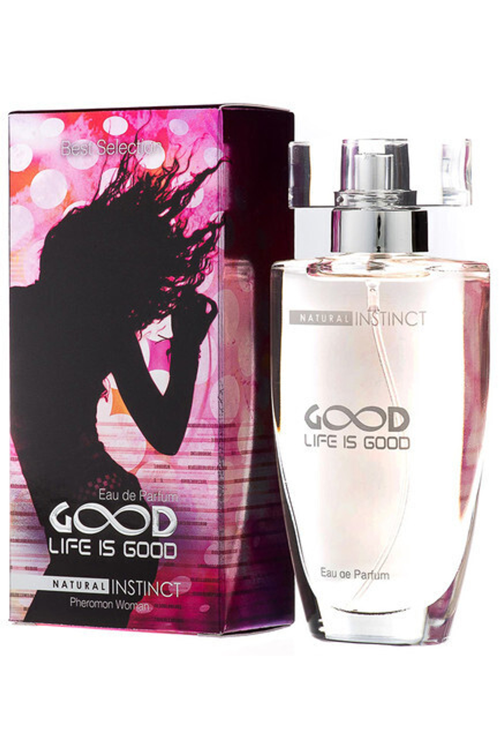 Парфюмированная женская вода Best Selection "Life is good" 50 мл (Цвет: прозрачный)