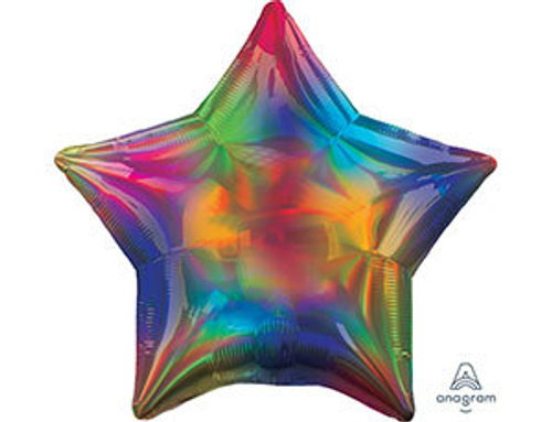 Шар фольга 19" "Переливы радуга"