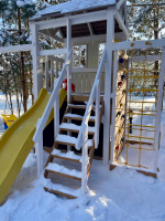 Детский домик с горкой "Прованс"