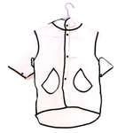 Дождевик с капюшоном, розовый, размер S