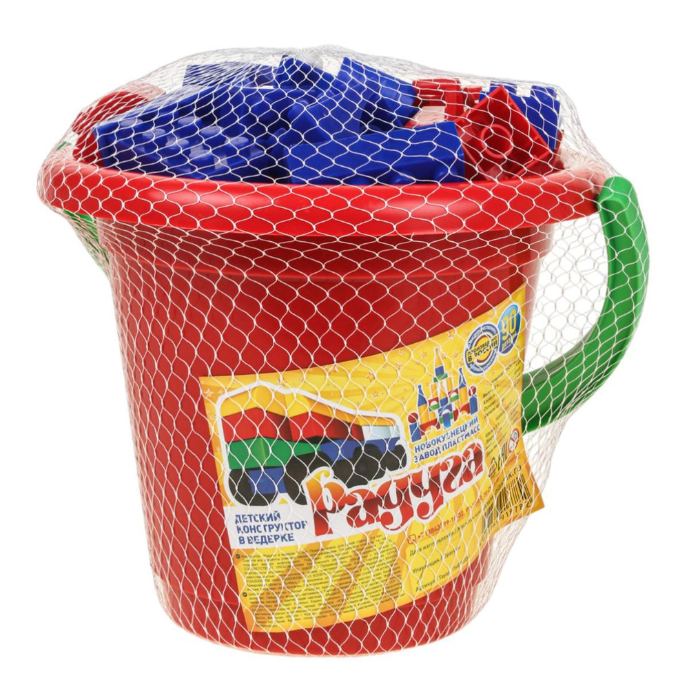 Конструктор "Радуга" в ведерке 90 дет. (Новокузнецк)