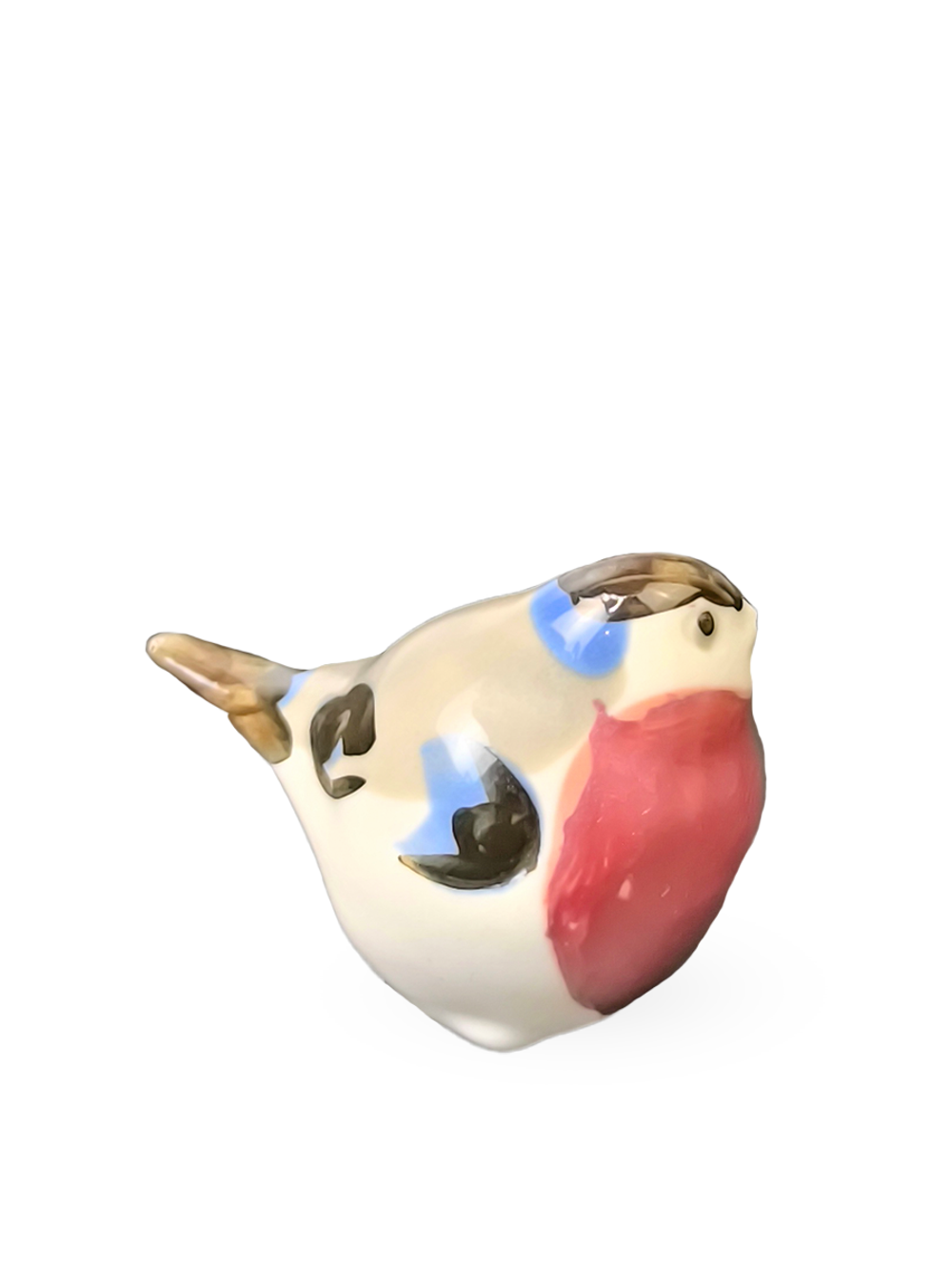 Фарфоровая статуэтка (миниатюра) "Снегирь" ЛФЗ