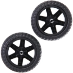 Колесо для тележки 2 шт. 14х2,5см. черное