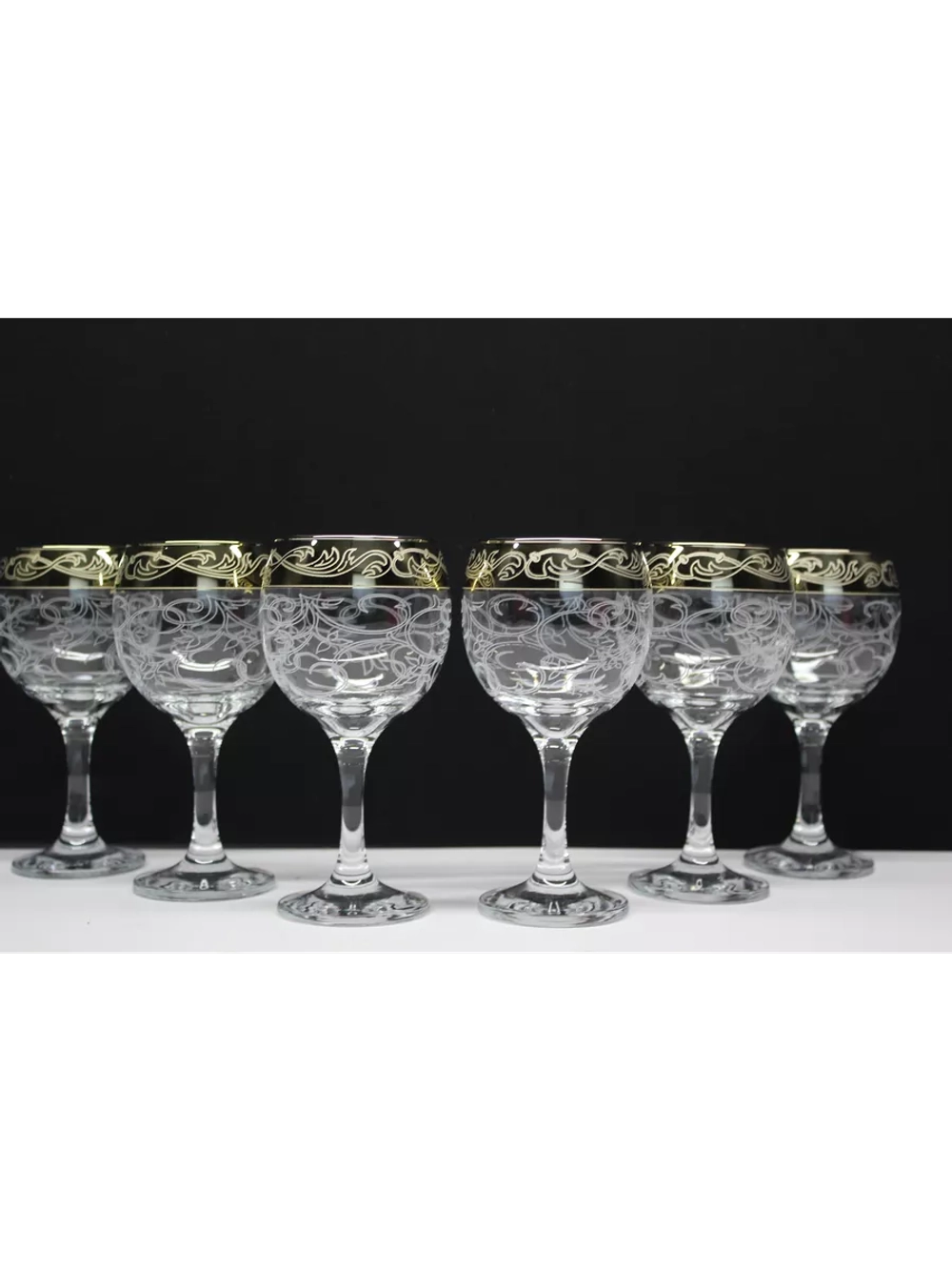 Фужеры для вина 6 штук Абстракция