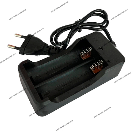 Зарядное устройство 110-240V, для аккумулят. типа 18650 (4,2V) на 2 штуки