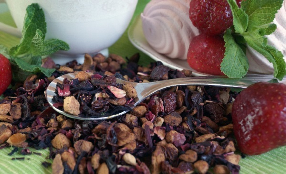 Фруктовый чайный напиток Клубничный зефир РЧК 500г