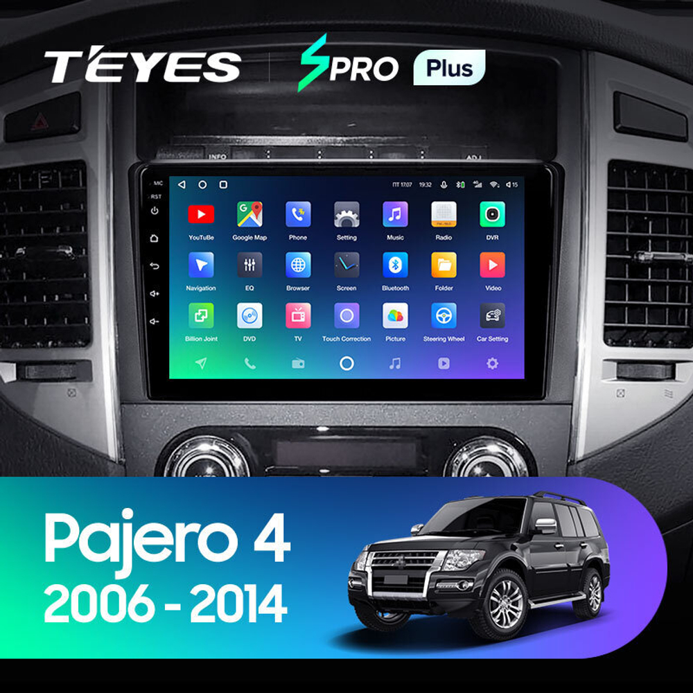 Teyes SPRO Plus 9" для Mitsubishi Pajero IV 2006-2014