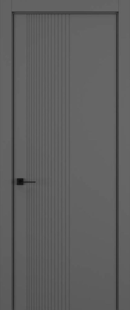 Дверь 7 VERTICAL Матовый Темно-серый