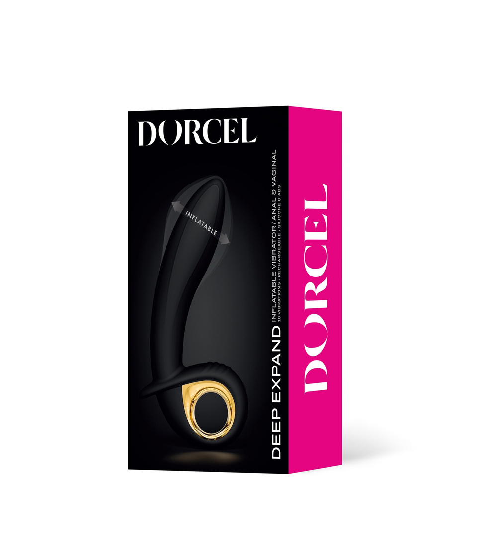 Надувной анально-вагинальный вибратор Dorcel Deep Expand