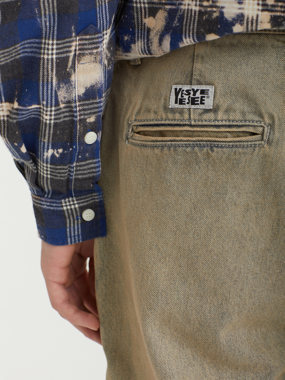 Мужские Джинсы Two Tucked Hairy Denim