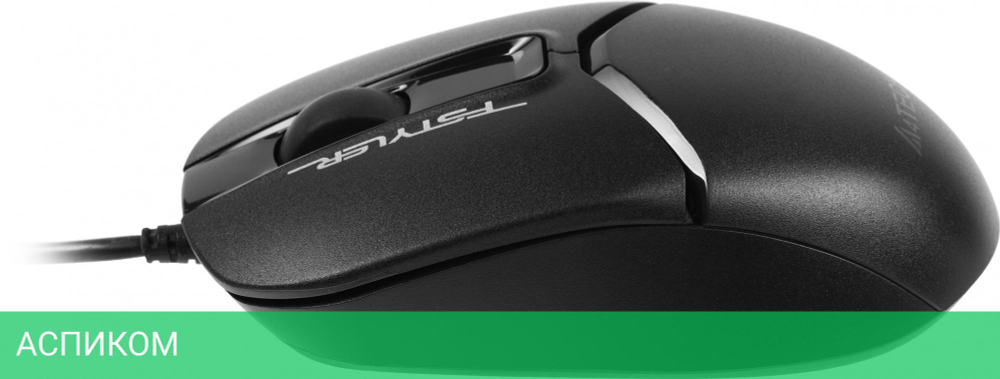 Мышь A4Tech Fstyler черный (FM12S)