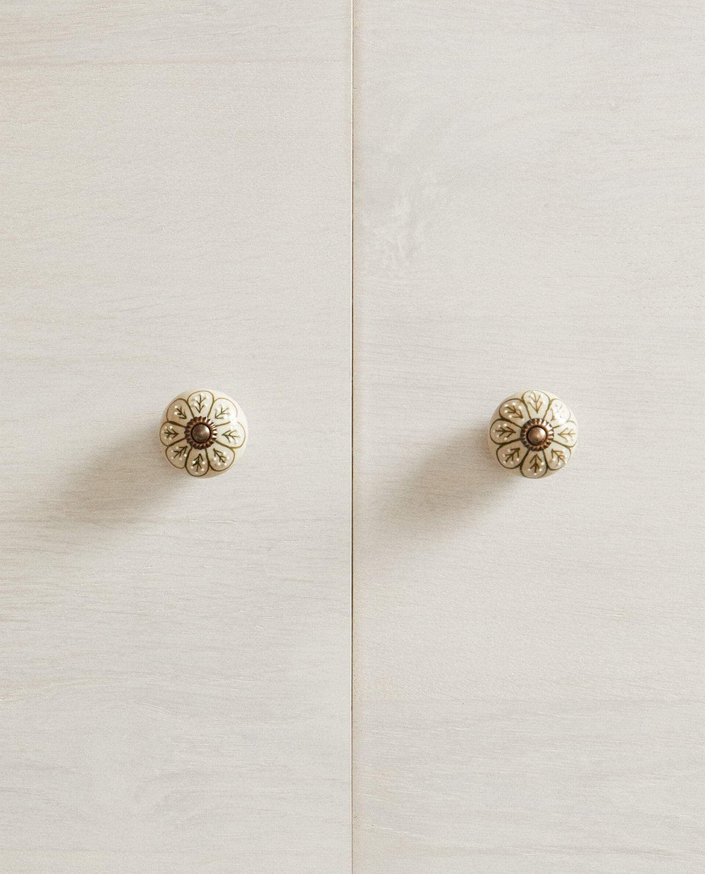 ZARA HOME КЕРАМИЧЕСКАЯ РУЧКА-ЦВЕТОК (УПАКОВКА 2 ШТ.)