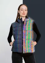 Жилет Гидроплан Rainbow Светоотражающий Черный Унисекс