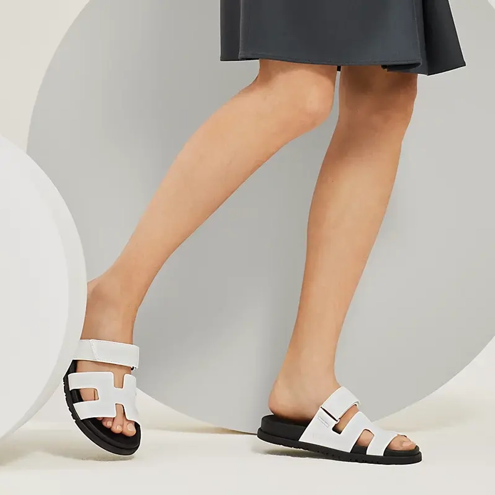 Hermes Chypre Sandal "Blanc"