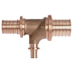 Тройник REHAU с повышенным сопротивлением на проходе 32-16-25 RX+, бронза