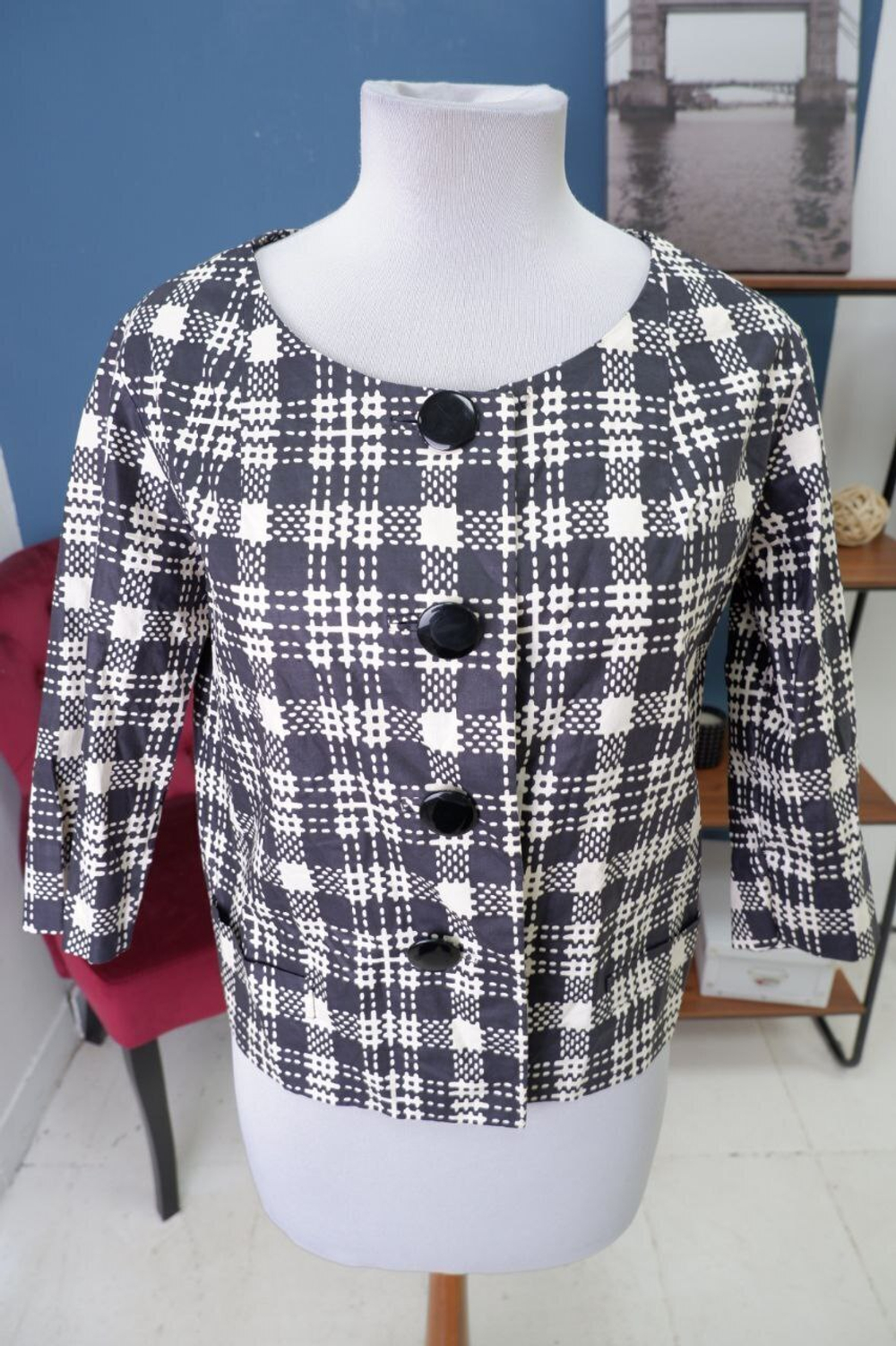 Жакет на пуговицах 48-50 размер