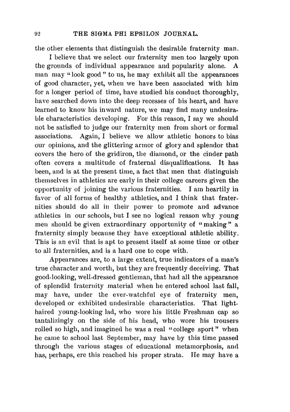 Sigma Phi Epsilon Journal. Volume Vol 7 No. 2 | Sigma Phi Epsilon