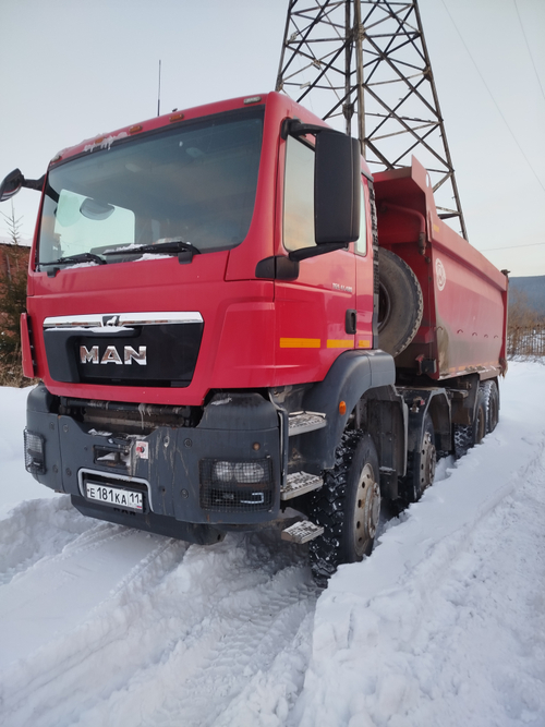 MAN TGS 8x8 Самосвал БЦМ-59 	(Дизельный, 12,4 л, 480 л.с., АТ)