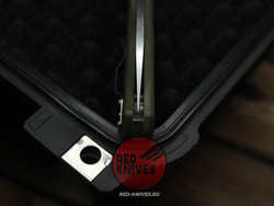 Нож Spyderco Shaman FS - рукоять зеленый OD G10, клинок серрейтор