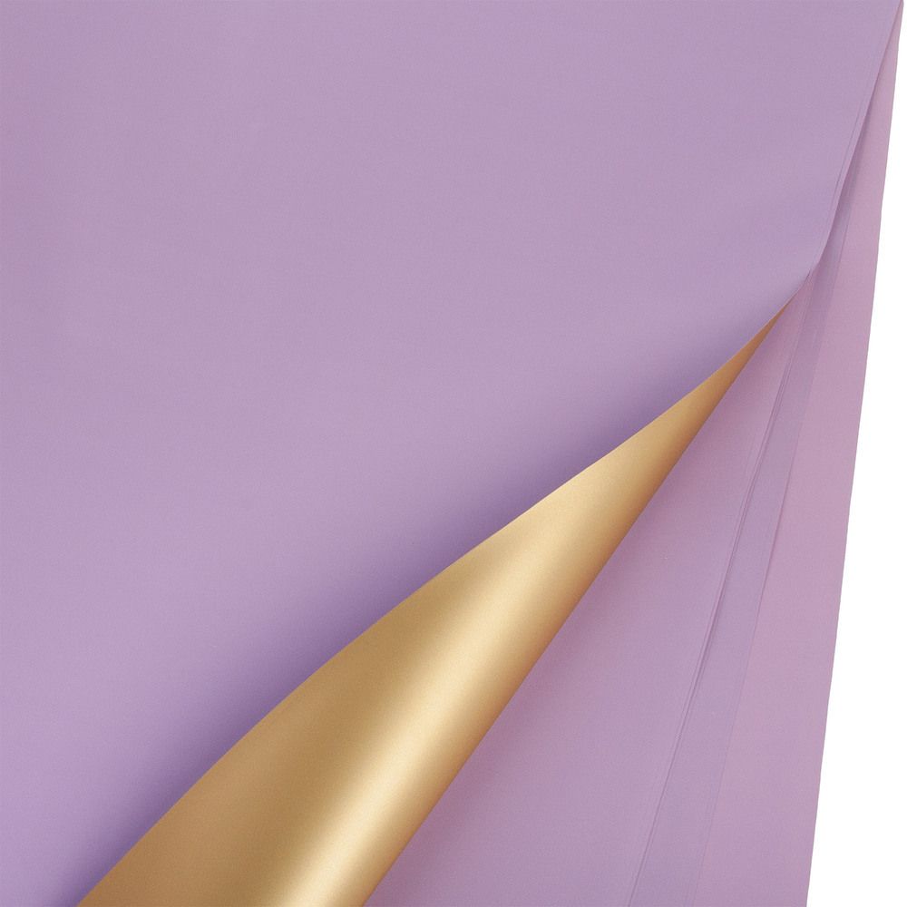 ЛИСТ с золотом 58*58/20шт ФИОЛЕТОВЫЙ/ЗОЛОТО