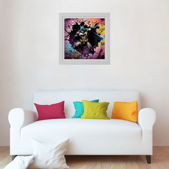 Rəqəmlərlə rəngləmə \  Картина по номерам (30Х30 sm) БЭТМЕН