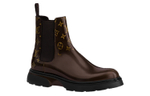 LOUIS VUITTON Bold Cow Leather Chelsea Boots Men"s Brown
