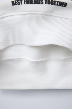 ZARA ХУДИ HELLO KITTY AND FRIENDS ©, ЖЕЛТОВАТО-БЕЛЫЙ