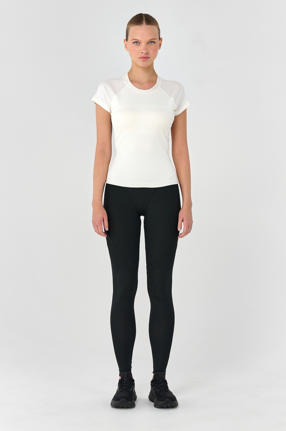 Леггинсы завышенные с мягким поясом