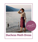 Вязаное платье «Duchess Moth» (Герцогиня мотылёк) | Описание и схемы для вязания