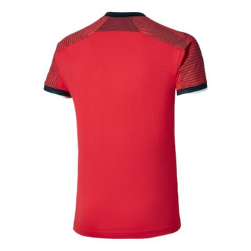 Мужская теннисная футболка Mizuno Stargazer Shadow Short-Sleeve - fiery red