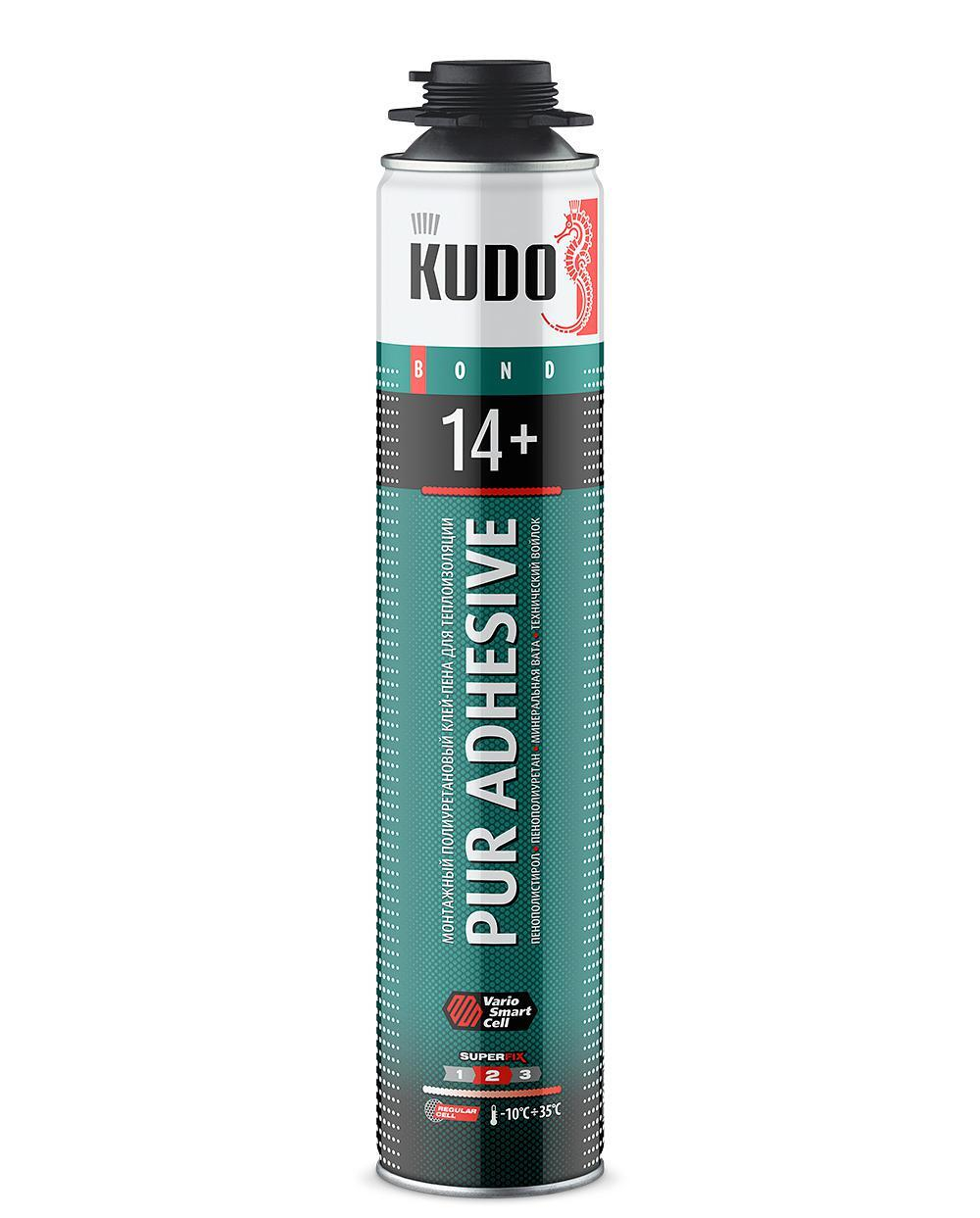 Клей-пена монтажный для теплоизоляции PUR ADHESIVE PROFF 14+