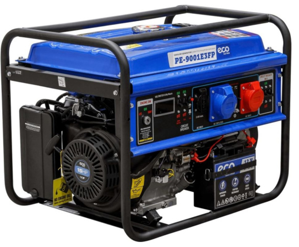 Генератор бензиновый ECO PE-9001E3FP