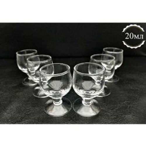 Набор стопок 6 шт 13 мл d-3,5 см, h=5,6 см, 310 Y