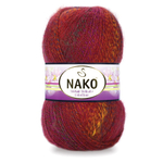 Пряжа Mohair Delicate Color Flow, 100г, 500м, 85%акрил, 10%шерсть, 5%мохер (цена за 1шт)