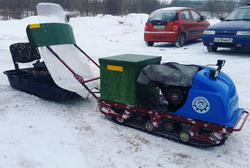 Мотобуксировщик MOTODOG 500 (13 л.с. задний привод)