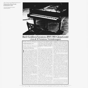 Glenn Gould / Bach: The Goldberg Variations (LP)