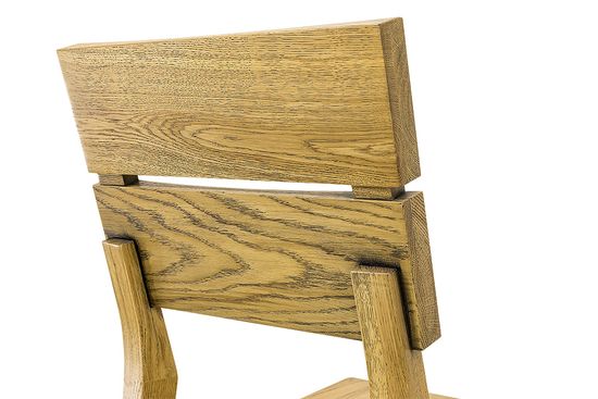 Стул Кёльн (дуб/тон Светлый дуб с черной патиной 004/жесткое сиденье)