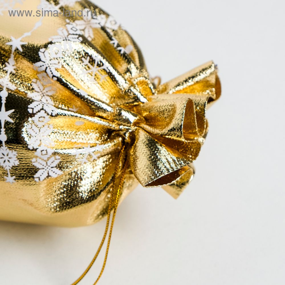 Мешочек подарочный парча «Волшебство нового года», 16 × 24 см