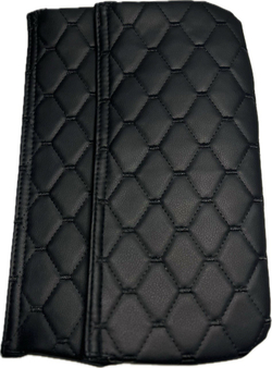 Чехлы на козырьки УАЗ 469, УАЗ "Хантер", УАЗ 452 "Буханка"(чёрная нить Рубин)