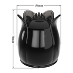 Черная насадка для wand-массажера (Цвет: черный)