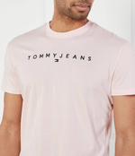 Футболка Tommy Jeans - пудро-розовый(DM0DM20744)