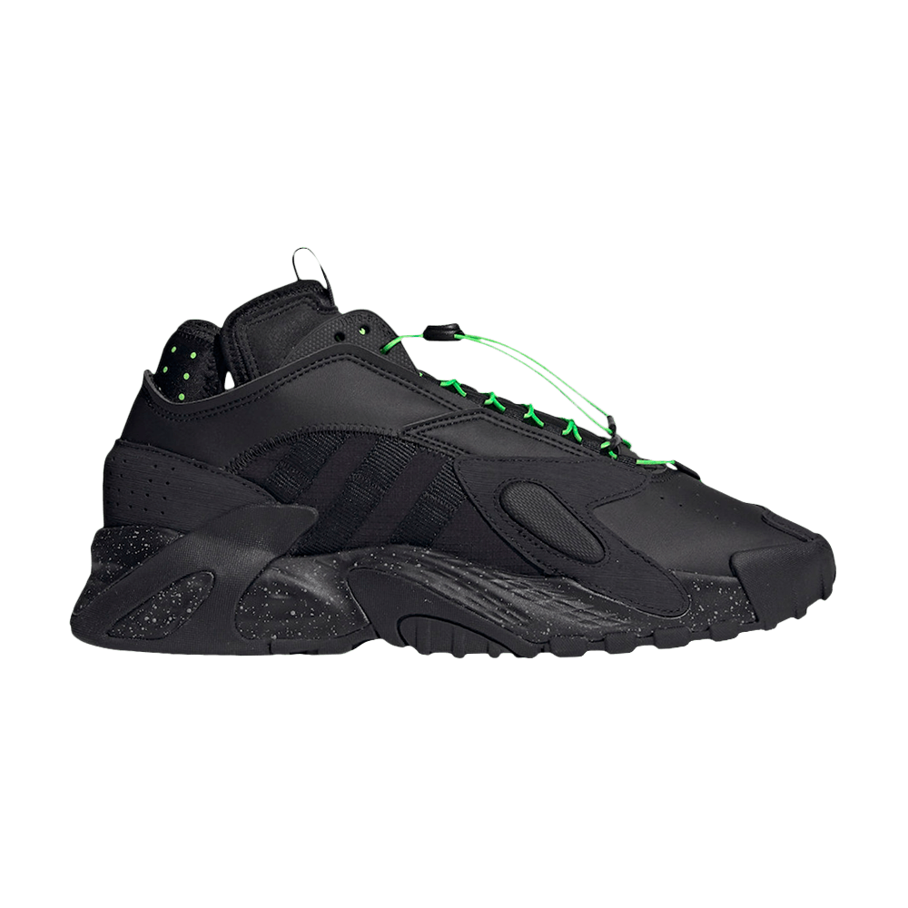 Кроссовки Adidas Originals Streetball 'Black Solar Green'