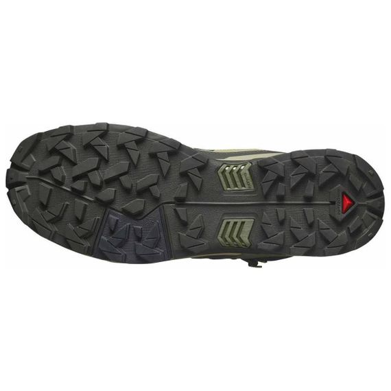 Salomon X Ultra 5-Трекинговые ботинки СРЕДНЕГО размера Серо-зеленого цвета.