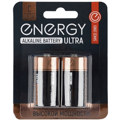 Батарейка Energy Ultra LR14 (2шт)