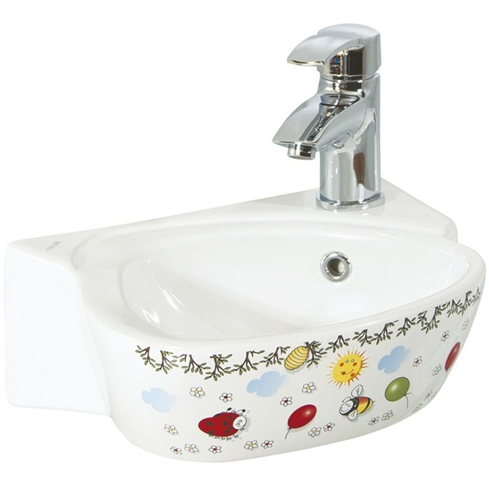 CK035-00CB00E-FF00 FOR KID Раковина детская с декором 38,6*29 см