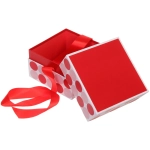 Коробка подарочная «Нежный горох» 19*19*16 см