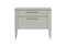 Тумба прикроватная Type 2 ящика ширина 60 см (серо-бежевый)