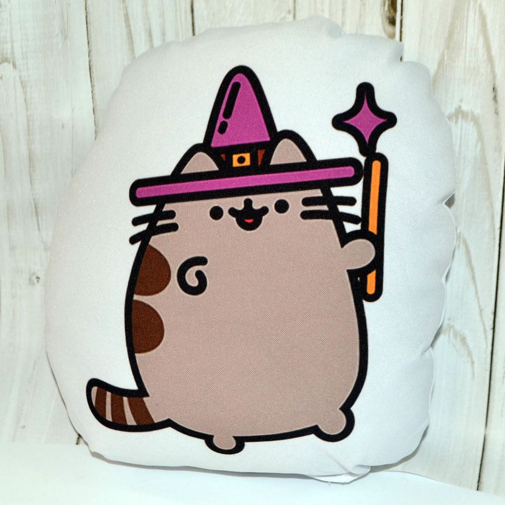 Подушка маленькая &quot;Pusheen / Кот Пушин&quot; Волшебник