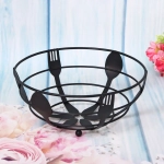 Фруктовница «Brownie» 27*10см черная